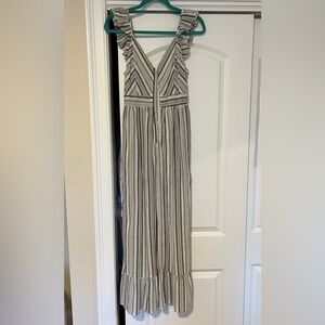 Windsor grey and white jumpsuit size small